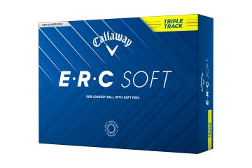 Callaway ERC Soft Triple Track Golfbälle Gelb 12-Pack