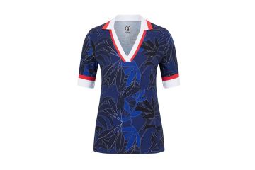 Bogner Da Polo Fida Print-Navy/Weiß/Rot-S