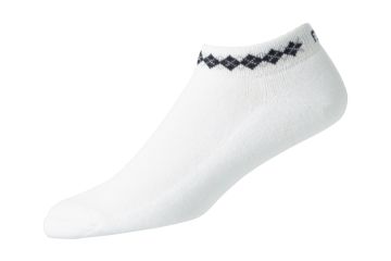 FootJoy Da Socken ProDry Lightweight Sportlet Weiß/Schwarz 