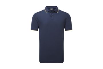 FootJoy FS25 Hr Polo Tipped Pique Navy S