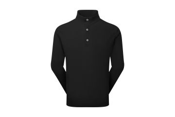FootJoy FS25 Hr Pullover mit Knopfleiste drirelease Schwarz S