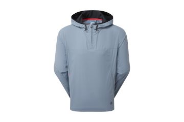 FootJoy FS25 Hr Jacke TempoSeries Hoodie 1/4 Zip Blaugrau M
