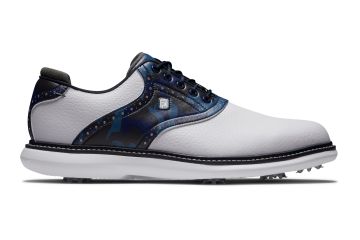 FootJoy Hr Golfschuhe Traditions Weiß/Navy-Camouflage 46 (US 12)