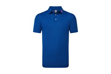 FootJoy FS24 Hr Polo Stretch Pique Solid Blau S