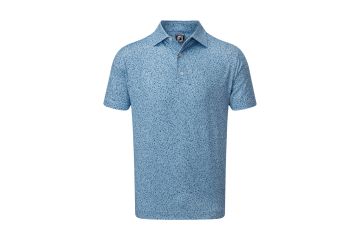 FootJoy Hr Polo Granite Print Blau/Navy/Weiß S