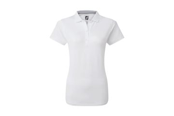 FootJoy NOS Da Polo Stretch Pique Solid Weiß M