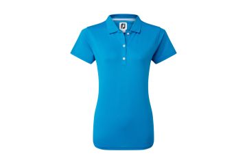 FootJoy NOS Da Polo Stretch Pique Solid Blau XS