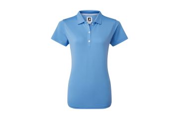 FootJoy NOS Da Polo Stretch Pique Solid Hellblau XS