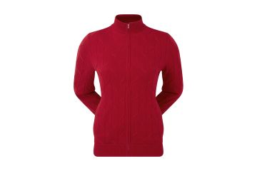FootJoy HW22 Da Pullover Windbreaker FZ Lined Rot XS