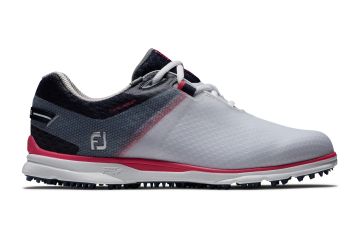 FootJoy Da Golfschuhe Pro SL Sport Weiß/Navy/Fuchsia 38 (US 7)