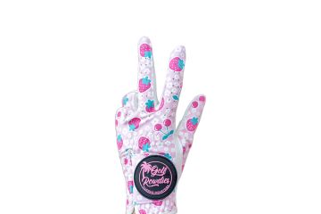 Golf Rowdies Da Linker Handschuh Strawberry Rosa S