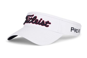 Titleist Visor Tour Performance TH25VTPE-146 Weiß/Navy/Rot