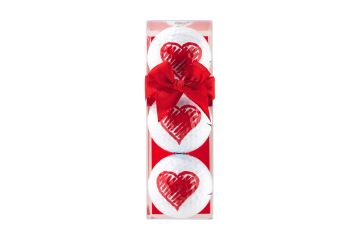 Golfbälle Geschenkset - großes Herz