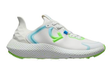 G/FORE Da Golfschuhe MG4X2 Trainer Weiß/Lime/Türkis 38 (US 7)