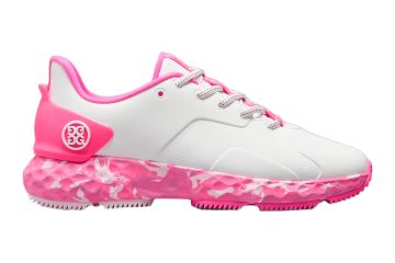 G/FORE Da Golfschuhe MG4+ Camo Pink/Weiß 38 ½ (US 7.5)