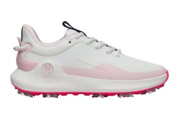 G/FORE Da Golfschuhe MG4+ O2 G/LOCK Weiß/Rosa 40 (US 8.5)