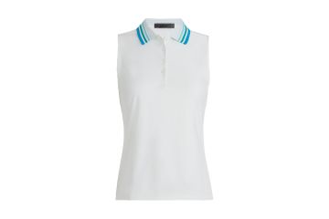 G/FORE Rib Collar Silky Tech Poloshirt Ärmellos