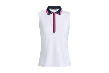 G/FORE Rib Collar Poloshirt ohne Ärmel