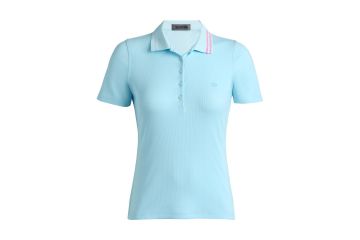 G/FORE HW25 Da Polo Contrast Collar Hellblau S
