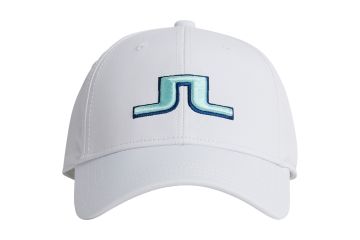 J.Lindeberg Hr Cap Angus Weiß/Hellblau Verstellbar