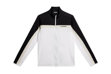 J.Lindeberg FS24 Hr Midlayer Jacke Jarvis Schwarz/Weiß S