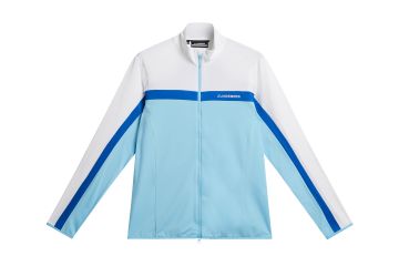 J.Lindeberg FS24 Hr Midlayer Jacke Jarvis Weiß/Hellblau S