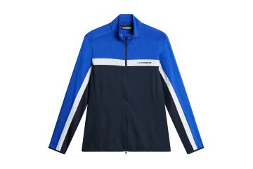 J.Lindeberg HW24 Hr Midlayer Jarvis Blau/Weiß/Navy M