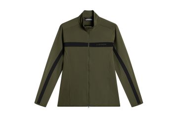J.Lindeberg HW24 Hr Midlayer Jarvis Oliv/Schwarz L