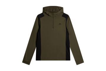 J.Lindeberg HW24 Hr Midlayer Jacke Lukas Oliv/Schwarz M
