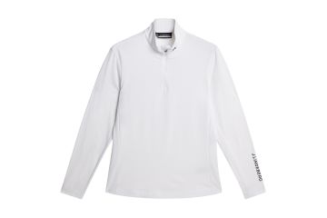 J.Lindeberg FS25 Hr Midlayer Tour Tech Weiß S