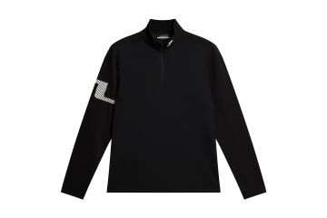 J.Lindeberg FS25 Hr Midlayer Heath Strike Schwarz M