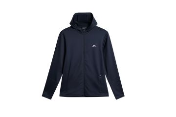 J.Lindeberg FS25 Hr Hoodie Aerial Full Zip Navy M