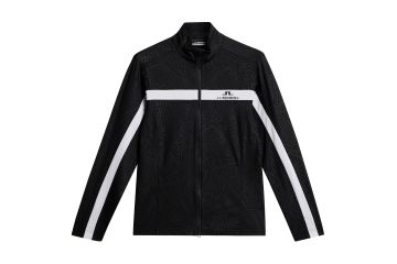 J.Lindeberg FS25 Hr Midlayer Jarvis Tour Masters Schwarz M