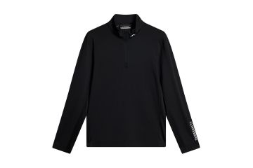 J.Lindeberg HW25 Hr Midlayer Tour Tech Schwarz S