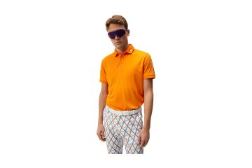 J.Lindeberg HW23 Hr Polo Tour Tech Regular Fit Orange S