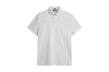 J.Lindeberg FS24 Hr Polo Kim Hellgrau S