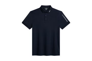 J.Lindeberg FS24 Hr Polo Tour Tech Slim Fit Navy/Weiß S