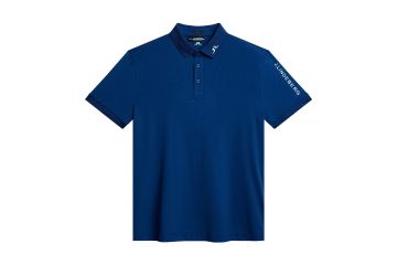J.Lindeberg FS24 Hr Polo Tour Tech Slim Fit Blau S