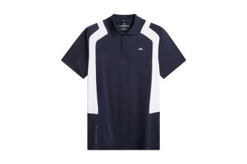 J.Lindeberg HW24 Hr Polo Legacy Navy/Weiß S