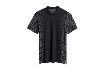 J.Lindeberg HW24 Hr Polo Kalle Schwarz/Weiß M