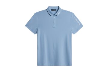 J.Lindeberg FS25 Hr Polo Tour Tech Hellblau M