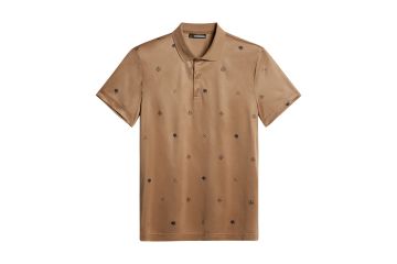 J.Lindeberg FS25 Hr Polo Club House Motiv Braun M