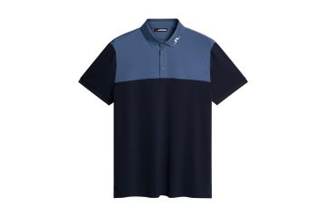J.Lindeberg HW25 Hr Polo Jeff Navy/Blau/Weiß L