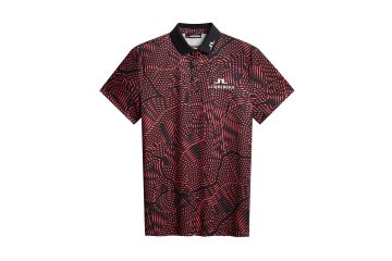 J.Lindeberg FS25 Hr Polo KV Tour Masters Pink/Schwarz S
