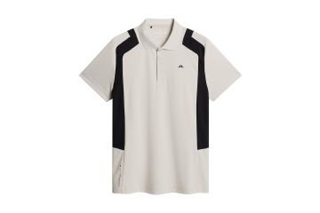J.Lindeberg FS25 Hr Polo Legacy Creme/Schwarz XXL