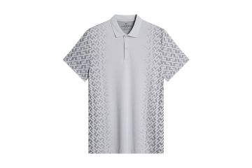 J.Lindeberg FS25 Hr Polo Kalle Hellgrau M