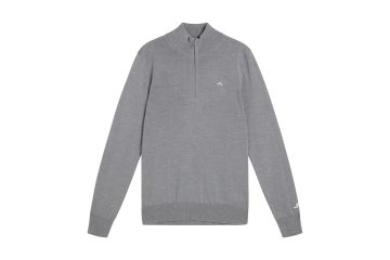 J.Lindeberg NOS Hr Pullover Kian Tour Zip Grau S