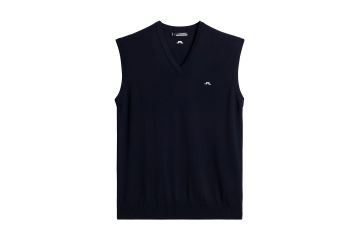 J.Lindeberg HW24 Hr Pullunder Liam Knitted Navy S
