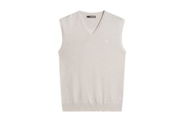J.Lindeberg HW24 Hr Pullunder Liam Knitted Creme M