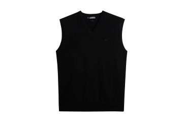 J.Lindeberg FS24 Hr Pullunder Liam Tour Merino Schwarz S